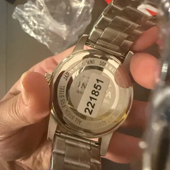 Invicta Silver Watch with Yellow Tag - Picture 3 of 8